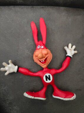 Vintage  1988 Domino's noid bendable figurine